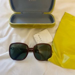 NWOT Gucci GG0893S 003 Oversized Square Sunglasses